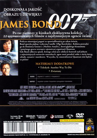 007 James Bond Quantum of Solace (booklet) [DVD]