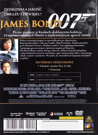 007 James Bond Quantum of Solace (booklet) [DVD]