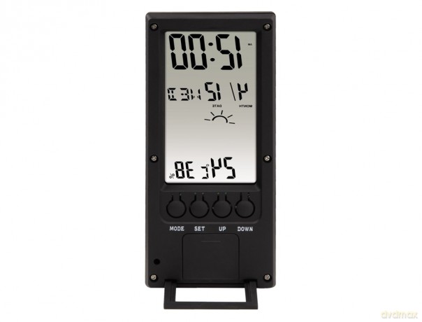 Termometr/higrometr TH-140 czarny