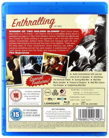 Mad Men Season 1 [3xBlu-Ray]