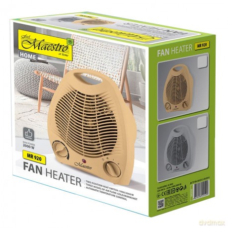 Termowentylator 2000W MR-920-GREY Szary