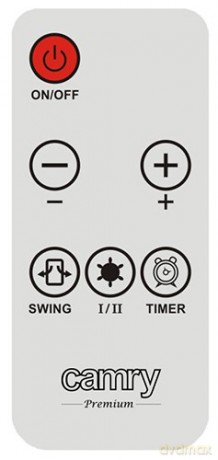 Termowentylator kolumnowy ceramiczny LCD CR 7722, timer, pilot