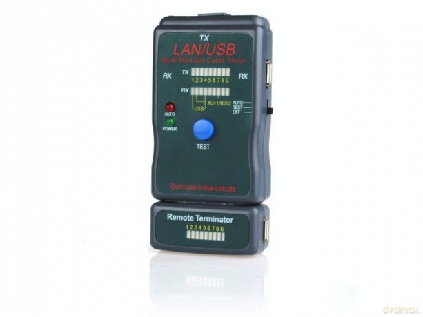 Tester diodowy kabli RJ4 5,RJ11,UTP,STP,USB AA/AB