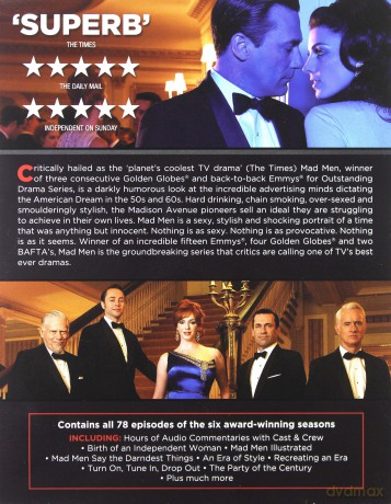 Mad Men Season 1-6 [18Blu-Ray]