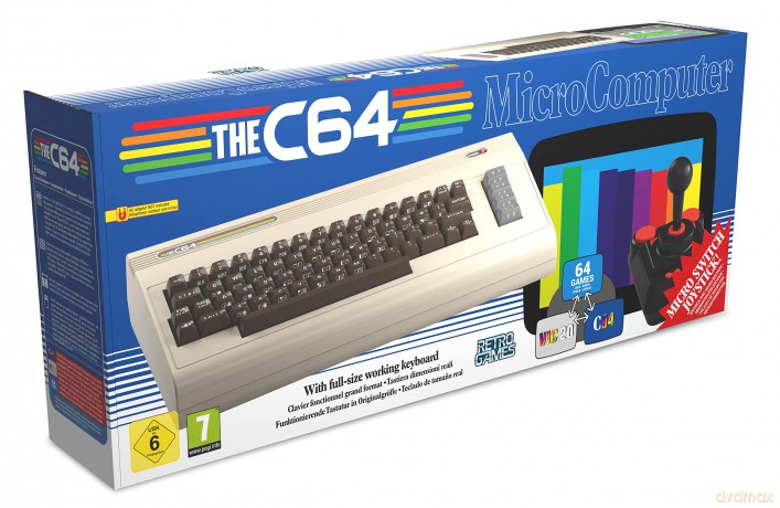 Komputer retro 64 gry The C64 Maxi INT