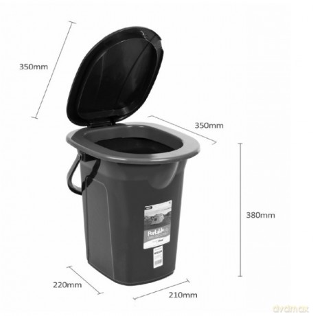 Toaleta turystyczna GB320BB czarno-granatowa