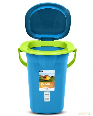 Toaleta turystyczna GB320BL morski-limonka
