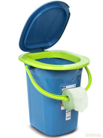 Toaleta turystyczna GB320BL morski-limonka