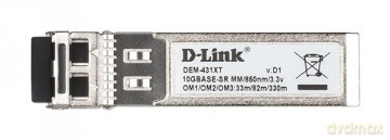 Transceiver SFP+ 10GBASE-SR DEM-431XT