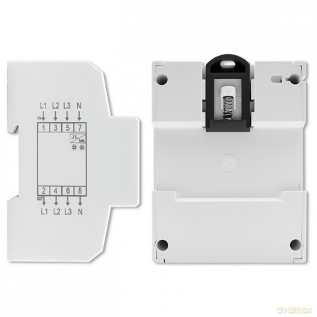 Trójfazowy elektroniczny licznik | miernik zużycia energii na szynę DIN | 400V | 100A | LCD | 4P