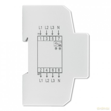 Trójfazowy elektroniczny licznik | miernik zużycia energii na szynę DIN | 400V | 100A | LCD | 4P
