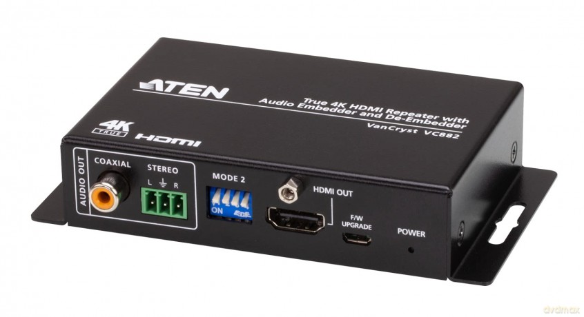 True 4k HDMI wzmacniacz z funkcją audio embedder