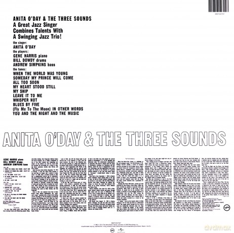 Anita O'day: Anita O'day And The Three Sounds [Winyl]