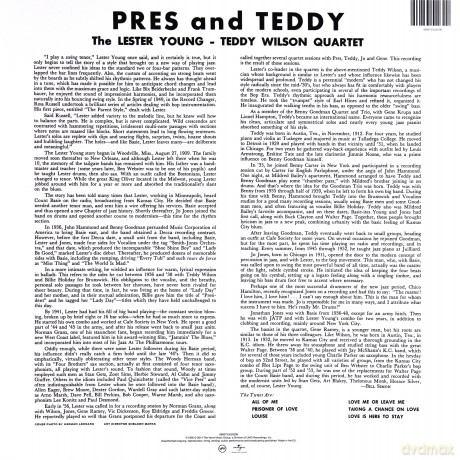 Lester Young: Pres & Teddy [Winyl]