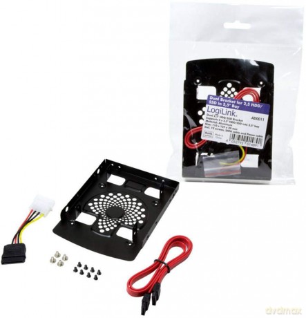 Uchwyt montażowy dla HDD 2x 2,5'' do 3.5''