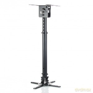 Uchwyt podwieszany 45-76cm do projektora P-107B 15KG Czarny