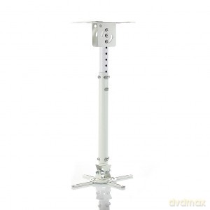 Uchwyt podwieszany 45-76cm do projektora P-107W 15KG Biały