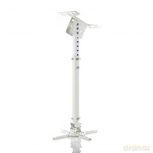 Uchwyt podwieszany 45-76cm do projektora P-107W 15KG Biały