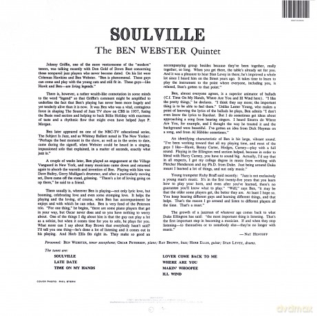Ben Webster: Soulville [Winyl]