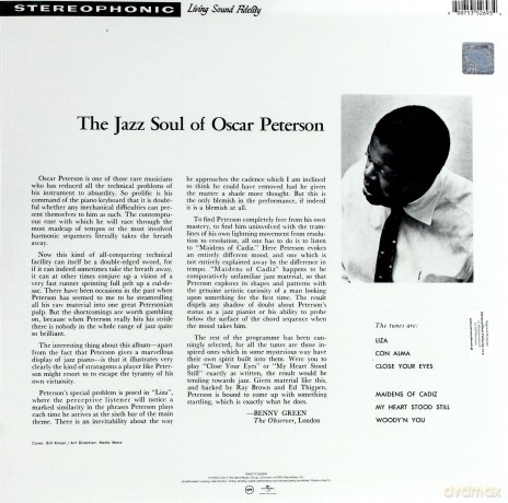 Oscar Peterson: The Jazz Soul Of Oscar Peterson [Winyl]
