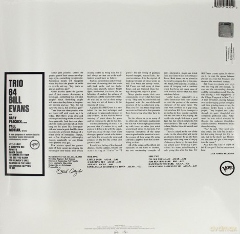 Bill Evans: Trio 64 [Winyl]