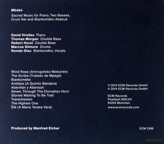 David Virelles: Mboko [CD]
