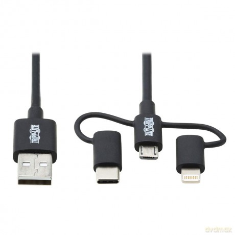 USB-A/Lightning USB Micro-B i USB-C 1.8m