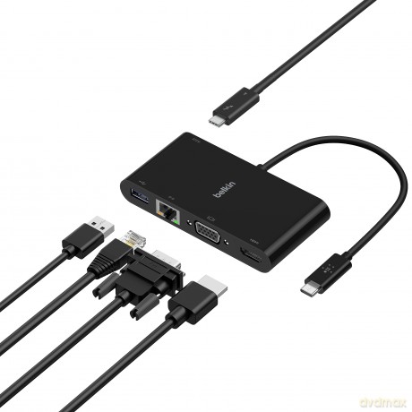 USB-C Mutimedia +Charge Adapter