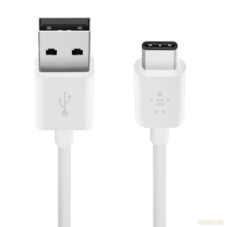 USB-C to USB-A Cable 2m White
