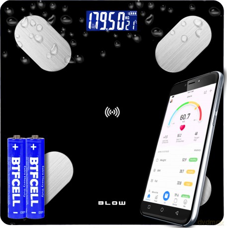 Waga łazienkowa Bluetooth 180kg