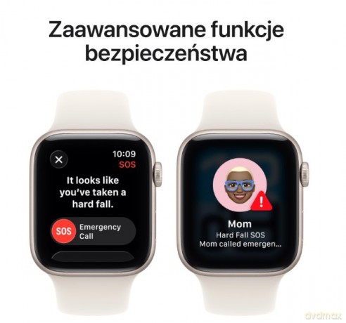 Watch SE 3 GPS koperta 40 mm z aluminium w kolorze księżycowej poświaty, pasek sportowy w kolorze księżycowej poświaty - rozmiar M/L