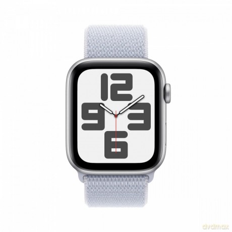 Watch SE GPS, koperta 40 mm z aluminium w kolorze srebrnym z opaską sportową w kolorze błękitnego obłoku