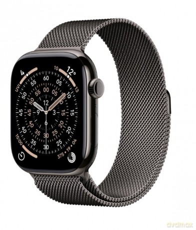 Watch Series 11 GPS + Cellular koperta 46 mm z tytanu w kolorze łupku, bransoleta mediolańska w kolorze łupku M/L