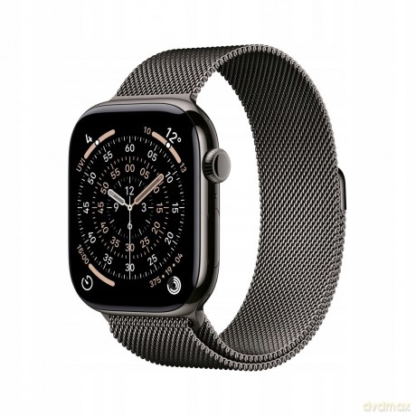 Watch Series 11 GPS + Cellular koperta 46 mm z tytanu w kolorze łupku, bransoleta mediolańska w kolorze łupku S/M