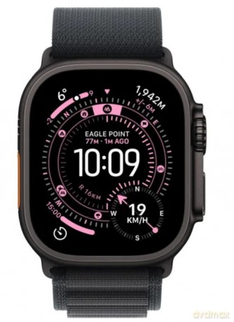 Watch Ultra 3 GPS + Cellular, koperta 49 mm z tytanu w kolorze czarnym, opaska Alpine w kolorze czarnym - rozmiar M
