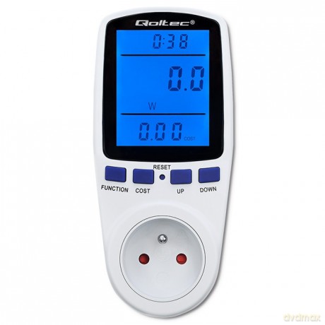 Watomierz licznik zużycia energii PM0626 | 3680W | 16A | LCD