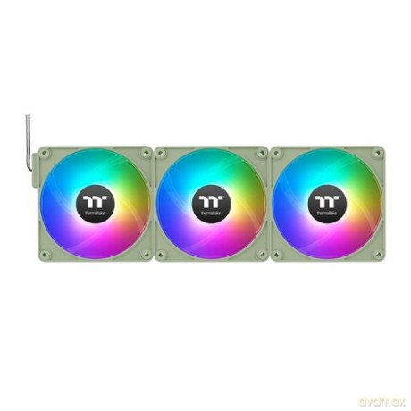Wentylator - CT120 EX ARGB (3x120mm, PWM, łączenie magnetyczne) Matcha Green
