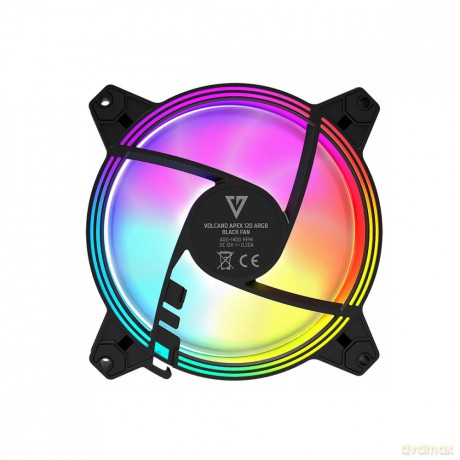 Wentylator ARGB 120x120x25 czarny