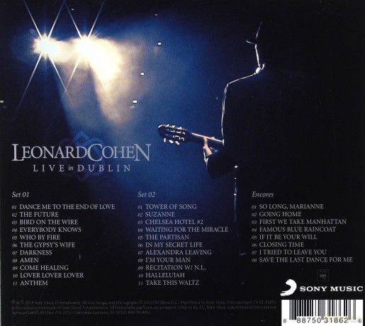 Leonard Cohen: Live In Dublin [3CD]