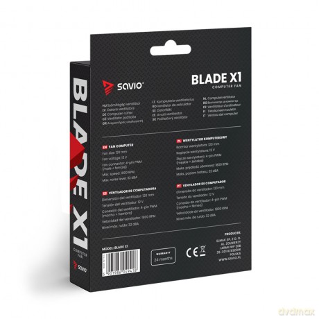 Wentylator BLADE 120mm 4-pin PWM