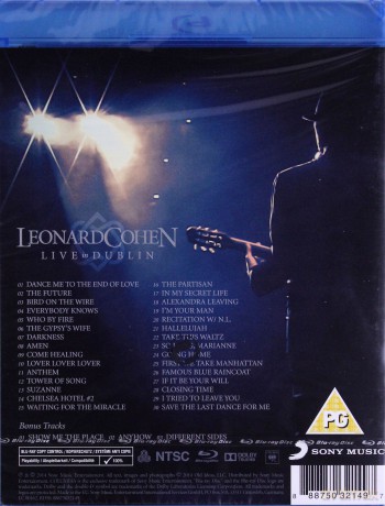 Leonard Cohen: Live In Dublin [Blu-Ray]