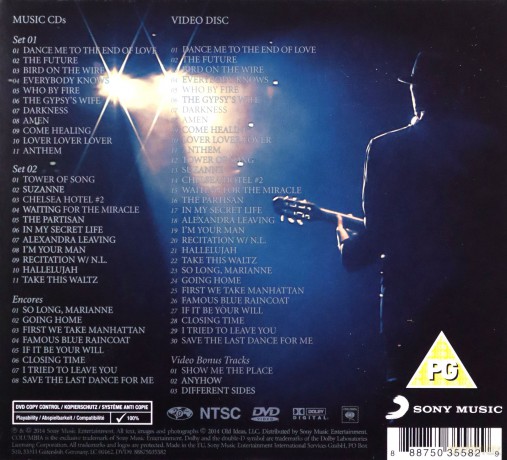 Leonard Cohen: Live In Dublin [3CD]+[DVD]
