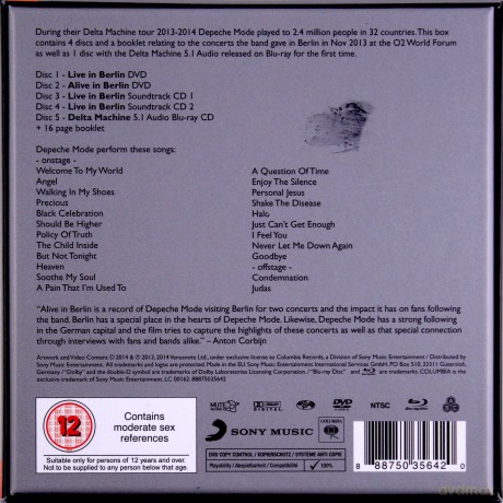 Depeche Mode: Depeche Mode Live in Berlin [BOX] [2CD]+[2DVD]+[Blu-Ray]
