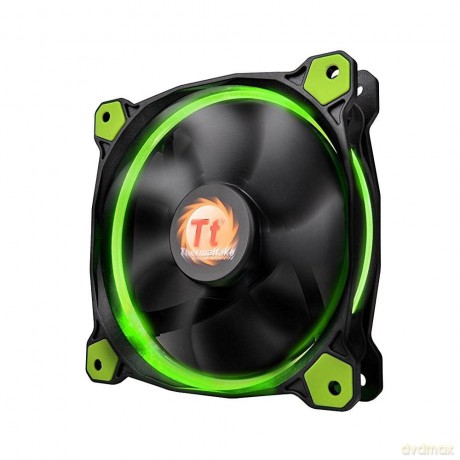 Wentylator Riing 14 LED (140mm, LNC, 1400 RPM) Retail/Box Zielony
