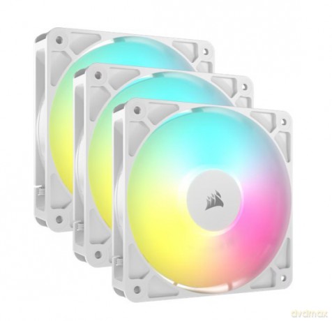 Wentylator RS120 ARGB White 120mm Fan Triple Pack