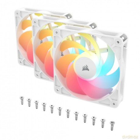 Wentylator RS120-R ARGB 120mm 3-pak biały