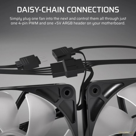 Wentylator RS140 ARGB 140mm biały