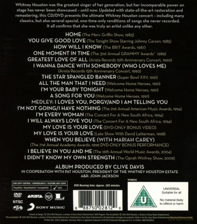 Whitney Houston: Whitney Houston Live (Her Greatest Performances) (Deluxe) [CD]+[DVD]