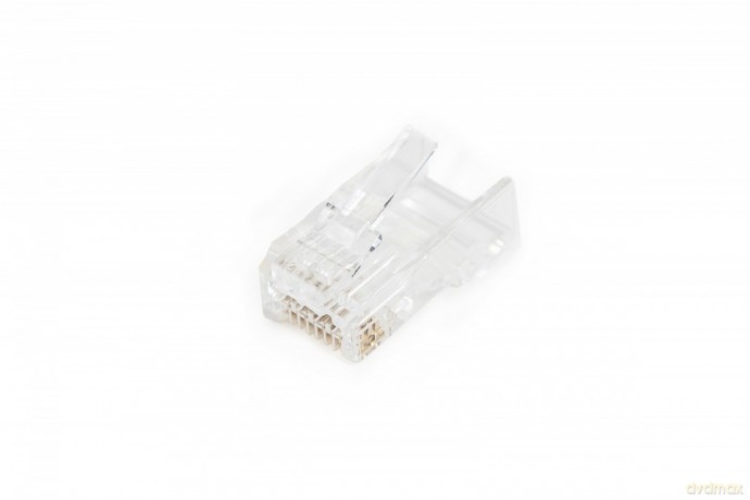 Wtyk RJ45 (8P8C) przelotowy, kat.6, nieekranowany, AWG 26-24, opakowanie 100 szt.
