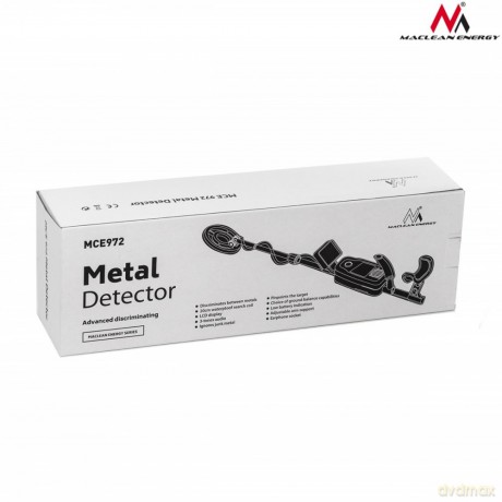 Wykrywacz metali MCE972 z dyskryminacją, LCD